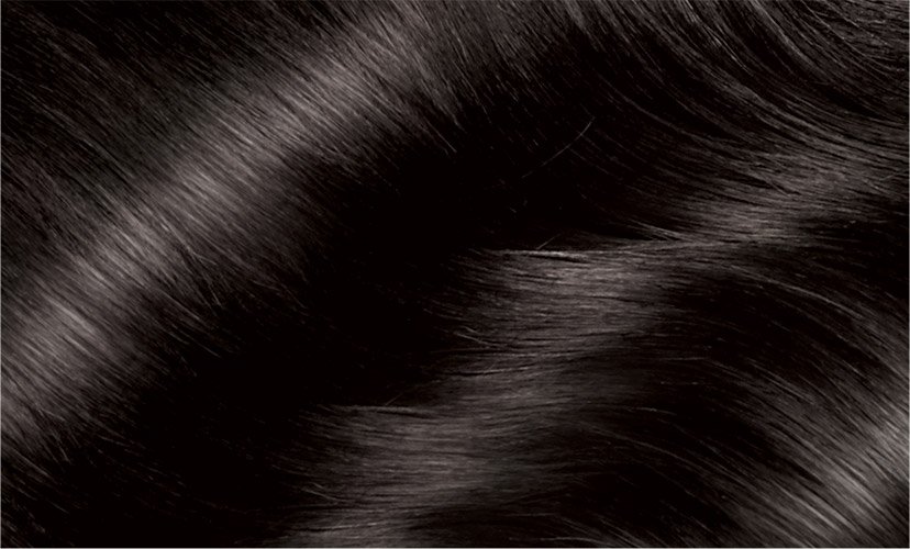 Haircolor 2 Darkest Brown Excellence Creme Hair Swatch